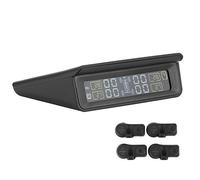 Monitor de Presión de Neumáticos, Sistema de Control de Presión de Neumáticos Inalámbrico con 4 Sensores de Presión para Camper para Remolque para RV