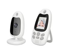 Monitor de Seguridad para Bebés, Cámara para Bebés de Largo Alcance con Visión Nocturna y Conversación Bidireccional 8 Canciones de Cuna 100-240V para la Oficina en el Hogar