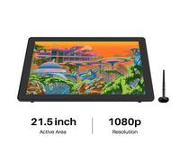 Monitor de tableta gráfica Huion de 21,5 pulgadas Kamvas 22 Plus 140% sRGB tableta de dibujo compatible con Linux MacOS Laotop Android USB3.1 DP1.2 Kamvas 22 Plus