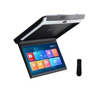 Monitor De Techo For Coche 11,6 Pulgadas, Abatible, con Pantalla IPS HD 1080p, Luz Ambiental Azul, SD, HDMI Y Radio FM(Black)