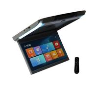 Monitor De Techo For Coche 11,6 Pulgadas, Abatible, con Pantalla IPS HD 1080p, Luz Ambiental Azul, SD, HDMI Y Radio FM(Gray)