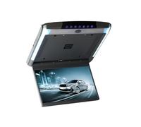 Monitor De Techo For Coche 11,6 Pulgadas con Pantalla Abatible, Resolución 1080p HD, Reproductor MP5, IPS Luz Ambiental Azul, Puertos USB, SD, HDMI Y Radio FM(Gray)