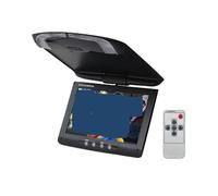 Monitor De Techo For Coche 9 Pulgadas con Pantalla LCD Abatible, Multimedia Y Vídeo For Montaje En(Black)