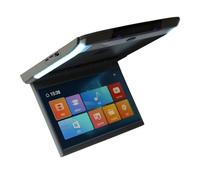 Monitor de Techo for Coche de 11,6 Pulgadas, abatible hacia Abajo, vídeo HD de 1080P, Pantalla IPS con luz Ambiental Azul(Grey)
