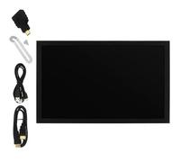 Monitor de tecnología de 7 pulgadas, color vibrante, compatible con HDTV, entradas VGA AV, amplia compatibilidad para proyectos electrónicos, compatible con HDTV, entrada VGA AV y pantalla LCD