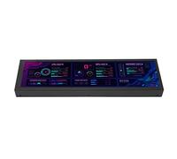 Monitor de Temperatura de Computadora de 8,8 Pulgadas, Carcasa Metálica IPS para Computadora Portátil, Táctil para Chasis de Pantalla Secundaria Aida64, Computadoras de Placa