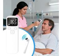 Monitor de Temperatura para Niños,Detección instantánea sin contacto,Termómetro Digital con Pantalla LCD Retroiluminada | Para Adultos Niños Frente Hogar Clínica Hospital Escuela