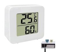 Monitor de Temperatura y Humedad - Medidor de Temperatura Interior | Gauge Electrónico Con Pantalla LCD Para Gallinero Sótano Garaje Refrigerador Terrario Reptil Laboratorio Y Hogar