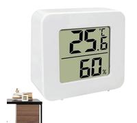 Monitor de temperatura y humedad | Termómetro ambiente - con pantalla electrónica LCD para frigorífico, habitación infantil, invernadero, laboratorio