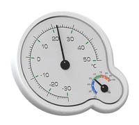Monitor de temperatura y humedad | Termómetro analógico higrómetro de doble esfera | Termómetro de habitación - Borrar el higrómetro Termómetro a Escala | Termografo Interior - Higrómetro doméstico