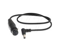 Monitor de transmisión de video XLR 4 pines hembra DC 5.5x2.5mm cable de alimentación de enchufe de barril