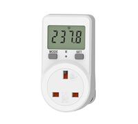 Monitor de uso de electricidad, medidor de energía, enchufe de energía, medidor de costos de energía del Reino Unido, 5 modos, monitores de potencia de enchufe, medidor de consumo de energía, consumo
