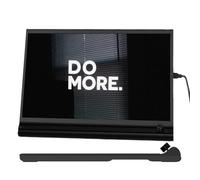 Monitor De Viaje,Dispositivo De Pantalla Ligero De 39,6 Cm | Monitor Externo Portátil - Para Ordenador Portátil, PC, Tableta, Medios, Hogar, Interior, Entusiastas Y Familia
