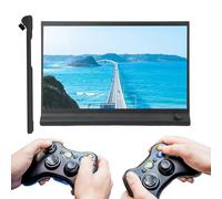 Monitor De Viaje | Dispositivo Ligero De Colores Fieles De 39,6 cm, Monitor Extensor De Pantalla | Para Ordenador Portátil, PC, Tableta, Medios, Hogar, Interior, Entusiastas Y Familia