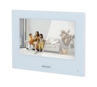 Monitor de vídeo Portero - Pantalla TFT de 7" - Audio bidireccional - 2 Hilos, WiFi, SIP - Ranura para Tarjeta microSD de hasta 128 GB - Montaje en Superficie | Blanco