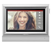 Monitor de vídeo Touch 369325, con pantalla táctil de 7 pulgadas a color, acabado plata. Para videoporteros dos hilos de Legrand.