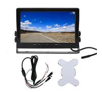 Monitor de Visión Trasera 10.1in Cámara de Visión Trasera Monitor TFT LCD Pantalla con Parasol Universal para Coche Camión RV Mini Van Trailer