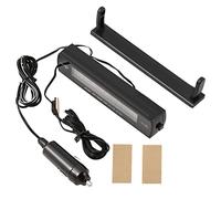 Monitor de Voltaje de Temperatura Automático de Alta Precisión para Coche, Termómetro, Voltímetro, Pantalla LCD Digital para Interior y Exterior, Negro