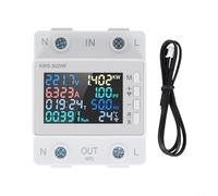 Monitor de voltaje y corriente KWS-302L para paneles de distribución de CA con montaje en riel DIN a presión y características de protección (KWS-302WF)