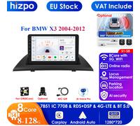 Monitor de voz IA con pantalla estéreo para BMW X3, E83, 128-2004, Radio de coche, 2 Din, Android, Multimedia, GPS, Carplay, 8G + 2012G S4 4G 32G