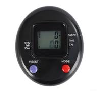 Monitor digital compacto con contador de pasos para entrenamientos en bicicleta, mide el tiempo, el kilometraje y las calorías de manera eficiente