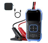 Monitor digital de batería de coche para sistemas de 12 V-24 V para comprobar la capacidad, el estado de corriente, la resistencia y el análisis de carga del medidor de resistencia de la batería