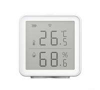 Monitor digital de temperatura y humedad para entornos de laboratorio de invernadero y HVAC con lecturas en tiempo real y carcasa ligera compacta