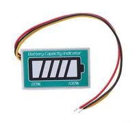 Monitor digital de voltaje y capacidad de la batería para sistemas de 8 a 63 V, pantalla indicador de alimentación ABS para motocicletas, coches, camiones, carretillas elevadoras y aplicaciones