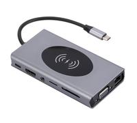 Monitor Docking Station, USB C Laptop Docking Station, 13 In 1 Docking Station, USB 3.0 Laptop Splitter, Laptop Monitor Adapter, Quick Transfer, High Performance For Laptop and Computer