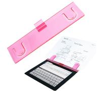 Monitor Document Paper Holder, Desktop Clips for Sticky Note and Memo, ABS Computer Desk Organizers with Clips for Documents, A4 Paper, Business Cards, and Notes, 9.41x2.76x0.59 inches