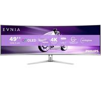 Philips Evnia 8000 49M2C8900L/00 pantalla para PC 124,2 cm (48.9") 5120 x 1440 Pixeles Dual QHD QD-OLED Blanco