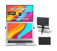 Monitor externo portátil para laptop, monitor apilado ultraligero de 14 pulgadas, con puerto USB tipo C/HDMI Plug & Play, soporte integrado para laptop/PC/teléfono compatible con