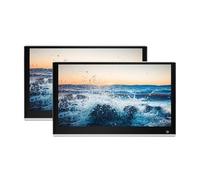 Monitor For Reposacabezas De Coche 11,6/13,3 Pulgadas, 4+64 GB, Pantalla Táctil IPS, Reproductor Vídeo Multifunción 4K, For Asiento Trasero, FM(2 PCS Silver 11.6)