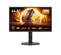 Monitor Gaming AOC Q25G4SR 24.5" QHD 300Hz Fast IPS HDR400 1ms HDMI 2.1 Negro/Rojo