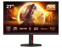Monitor Gaming AOC Q27G4ZR 27'/ QHD/ 0.3ms/ 260Hz/ IPS/ Multimedia/ Regulable en altura/ Negro