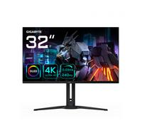 GIGABYTE Monitor de juegos OLED AORUS FO32U2 de 32” - 3840 x 2160 (UHD), 240Hz, 0.03ms, KVM, 250 cd/m², FreeSync Premium Pro, DisplayHDR True Black 400, HDMI 2.1