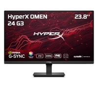 Monitor Gaming HyperX OMEN 24 G3 de 23,8 Pulgadas, FHD, 240 Hz, 1 ms GtG” | IPS, NVIDIA G-SYNC, AMD FreeSync Premium, 99 % sRGB, 1 ms GtG, 240 Hz, HP Eye Ease, juegos y entretenimiento