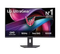 Monitor Gaming LG UltraGear, 32", VA, QHD (2560X1440), 180Hz, 1 ms, Curvo 1000R - 32G600AX-B.OBSPTO