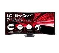 Monitor Gaming LG UltraGear 52", 5K2K, 240 Hz, 1ms, Disdaply port 2.1, curvo 1000R - 52G930B-B