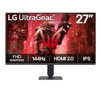 LG 27G411A-B Monitor para juegos UltraGear de 27" y 144 Hz con resolución FHD y compatibilidad con NVIDIA® G-SYNC®