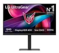 Monitor Gaming LG UltraGear G6 27G640A-B 27'/ QHD/ Multimedia/ 1ms/ 300Hz/ IPS/ Regulable en Altura/ Negro