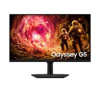 Samsung Odyssey G5 Monitor Gaming (S27FG506EU), Flat, 27", 2560x1440 (QHD), IPS, 180 Hz, 1ms, Compatibilidad G-Sync, HDMI, Display Port, Entrada de audio, HAS, Pivot