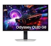 Samsung LS27FG816SUXEN, Monitor Gaming Odyssey OLED G8 G81SF de 27" 4K (3840 x 2160, 16:9, 240Hz, 0.03ms(GTG), 4K, FreeSync Premium Pro, Glare Free, VESA DisplayHDR TrueBlack 400, Plateado