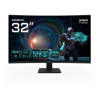 Gigabyte GS32QCA 31,5" Monitor Gaming Curvado QHD - 2560 x 1440, 180Hz, 1ms, 250 CD/m², FreeSync, HDR Ready, HDMI 2.0, DisplayPort 1.4
