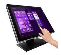 Monitor HDMI multitáctil de 17 pulgadas con retroiluminación LED, pantalla 4:3 1280 x 1024, diseño sin costuras, ideal para oficina, POS, minorista, restaurante, bar, gimnasio, almacén