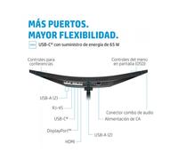 HP Monitor de conferencias USB-C curvo WQHD E34m G4