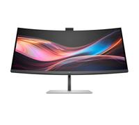 Monitor HP Serie 7 Pro 734pm 34" UltraWide QHD 120Hz IPS Curvo Thunderbolt 4, HDR400, 5 ms, FreeSync, Altavoces, Cámara 5 MP, KVM