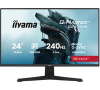 iiyama G-Master Red Eagle G2471HS-B1 - Monitor LED IPS rápido para Juegos de 23.8 Pulgadas, Full HD, 240 Hz, HDMI DP, 0.3 ms, G-Sync, Color Negro