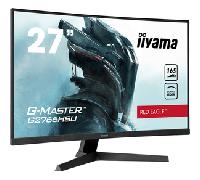 iiyama G2766HSU-B1 27" Panel VA, Curvo Gaming 1500R, G-Master Red Eagle, FreeSync Premium, 1920x1080165Hz, 250cd/m², DisplayPort, 2xHDMI, 1ms MPRT, Altavoces, USB-HUB (2x2.0), Black Tuner