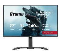 iiyama G-Master Red Eagle GB2771HSU-B1 - Monitor LED IPS rápido para Juegos de 27 Pulgadas, Full HD, 240 Hz, HDMI, DP, USB 3.2, USB-C, 0.4 ms, G-Sync, Ajuste de Altura, pivote Negro